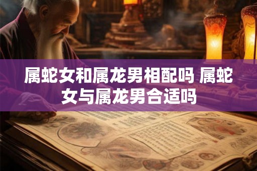 属蛇女和属龙男相配吗 属蛇女与属龙男合适吗