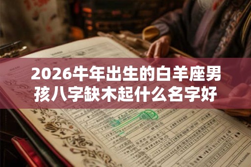 2026牛年出生的白羊座男孩八字缺木起什么名字好
