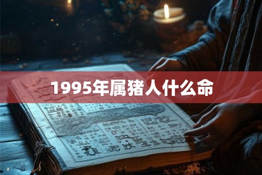 1995年属猪人什么命