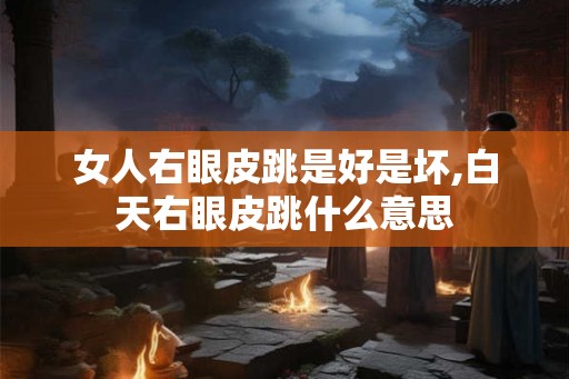女人右眼皮跳是好是坏,白天右眼皮跳什么意思 女人右眼皮跳是好是坏,白天右眼皮跳什么意思