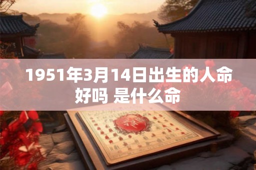 1951年3月14日出生的人命好吗 是什么命