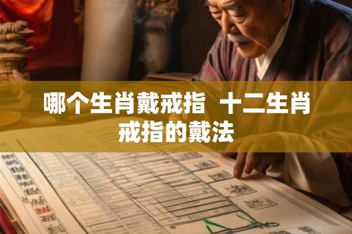 哪个生肖戴戒指 十二生肖戒指的戴法 哪个生肖戴戒指 十二生肖戒指的戴法