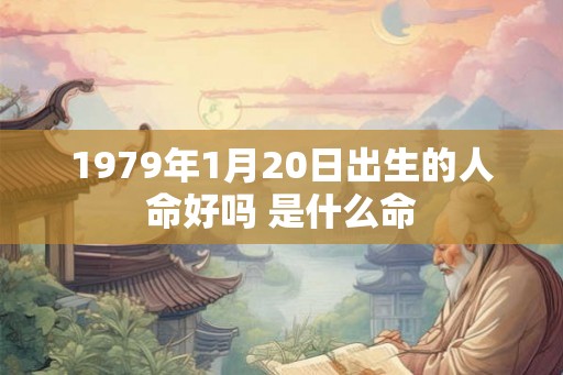 1979年1月20日出生的人命好吗 是什么命