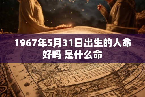 1967年5月31日出生的人命好吗 是什么命