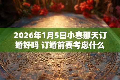 2026年1月5日小寒那天订婚好吗 订婚前要考虑什么 2026年1月5日小寒那天订婚好吗 订婚前要考虑什么