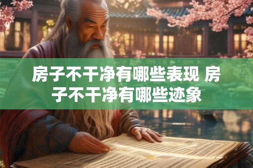 房子不干净有哪些表现 房子不干净有哪些迹象