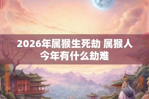 2026年属猴生死劫 属猴人今年有什么劫难