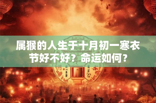 属猴的人生于十月初一寒衣节好不好？命运如何？