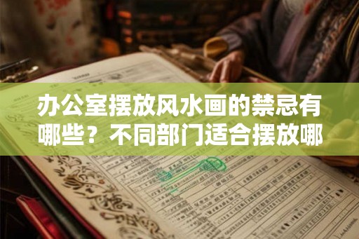 办公室摆放风水画的禁忌有哪些？不同部门适合摆放哪些风水画？