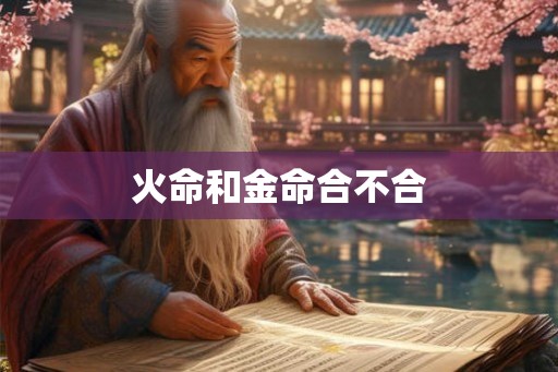 火命和金命合不合