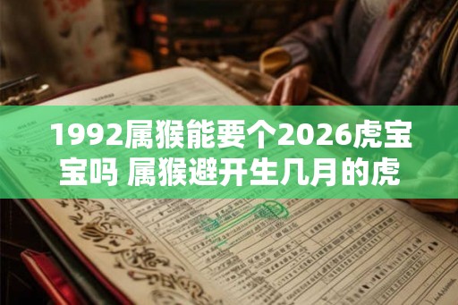 1992属猴能要个2026虎宝宝吗 属猴避开生几月的虎