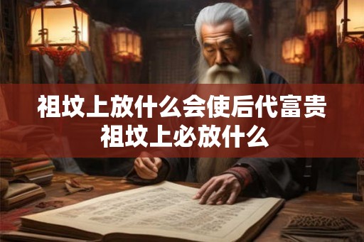 祖坟上放什么会使后代富贵 祖坟上必放什么
