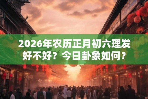 2026年农历正月初六理发好不好？今日卦象如何？