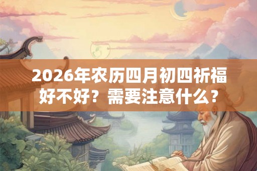 2026年农历四月初四祈福好不好？需要注意什么？