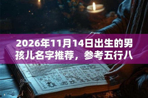 2026年11月14日出生的男孩儿名字推荐，参考五行八字取名