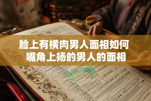 脸上有横肉男人面相如何 嘴角上扬的男人的面相