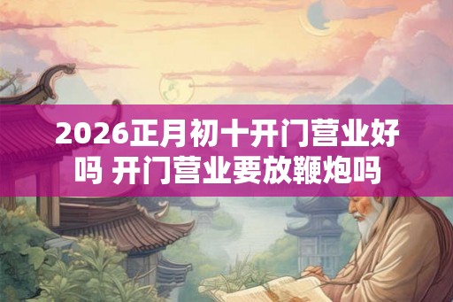 2026正月初十开门营业好吗 开门营业要放鞭炮吗
