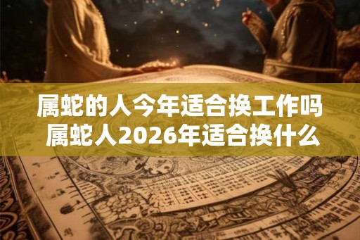 属蛇的人今年适合换工作吗 属蛇人2026年适合换什么工作