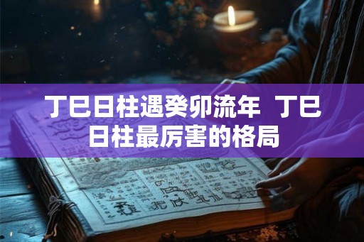 丁巳日柱遇癸卯流年 丁巳日柱最厉害的格局 丁巳日柱遇癸卯流年 丁巳日柱最厉害的格局