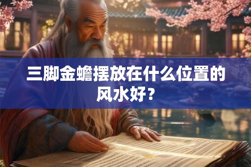 三脚金蟾摆放在什么位置的风水好? 三脚金蟾摆放在什么位置的风水好?