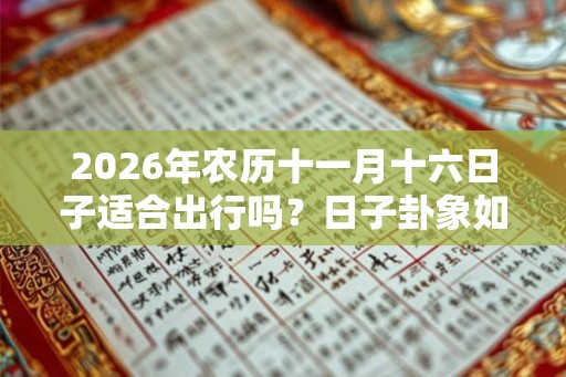 2026年农历十一月十六日子适合出行吗？日子卦象如何？