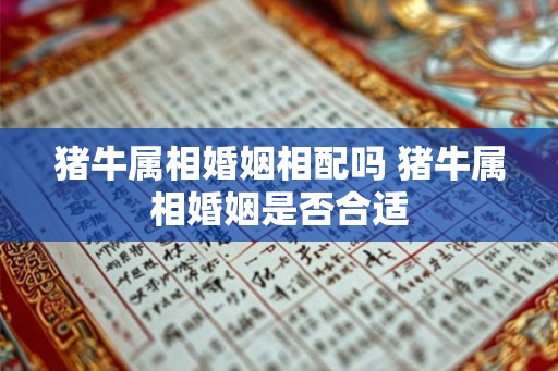 猪牛属相婚姻相配吗 猪牛属相婚姻是否合适