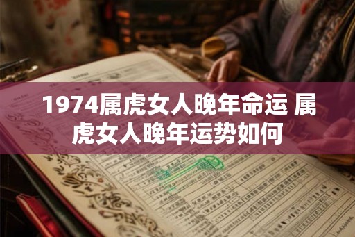 1974属虎女人晚年命运 属虎女人晚年运势如何
