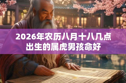 2026年农历八月十八几点出生的属虎男孩命好