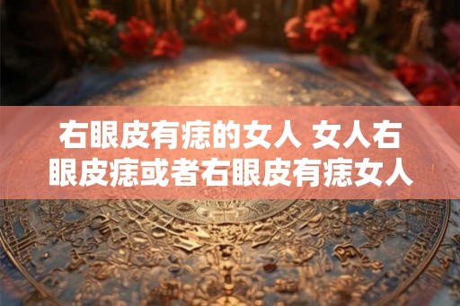 右眼皮有痣的女人 女人右眼皮痣或者右眼皮有痣女人 右眼皮有痣的女人 女人右眼皮痣或者右眼皮有痣女人