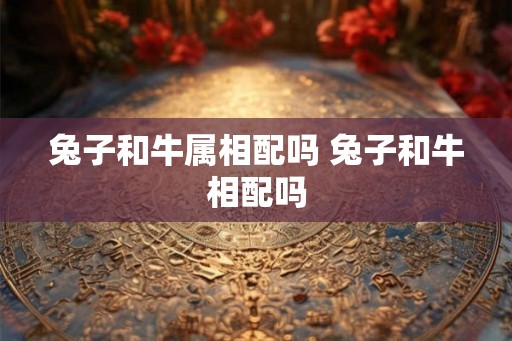 兔子和牛属相配吗 兔子和牛相配吗