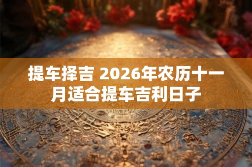提车择吉 2026年农历十一月适合提车吉利日子 提车择吉 2026年农历十一月适合提车吉利日子
