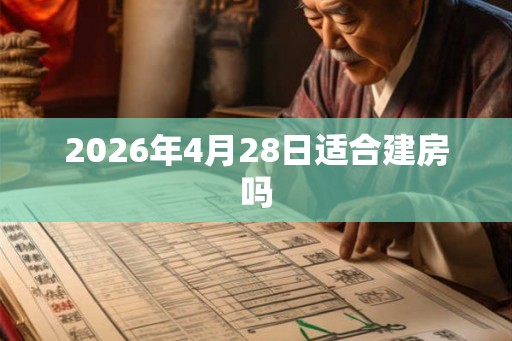 2026年4月28日适合建房吗 2026年4月28日适合建房吗