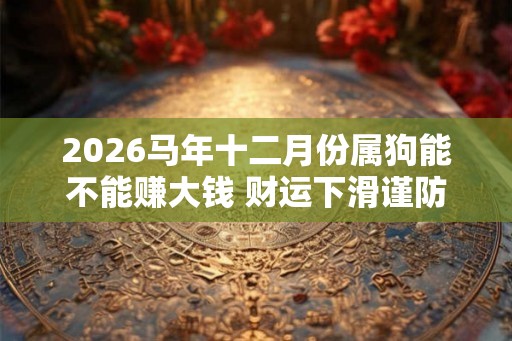 2026马年十二月份属狗能不能赚大钱 财运下滑谨防小人