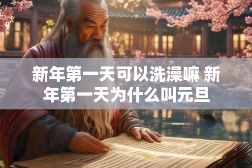 新年第一天可以洗澡嘛 新年第一天为什么叫元旦