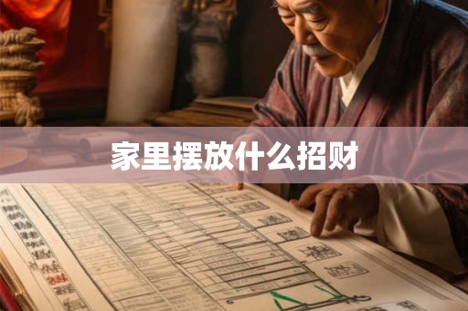 家里摆放什么招财 家里摆放什么招财