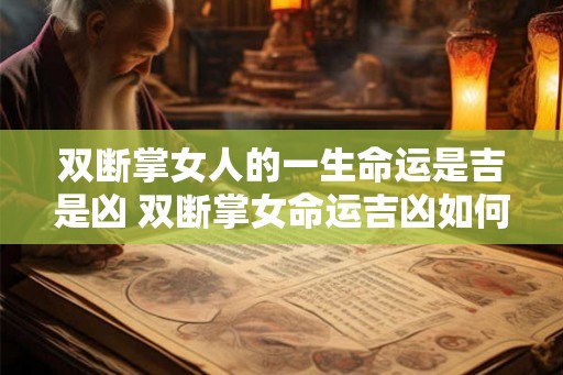 双断掌女人的一生命运是吉是凶 双断掌女命运吉凶如何