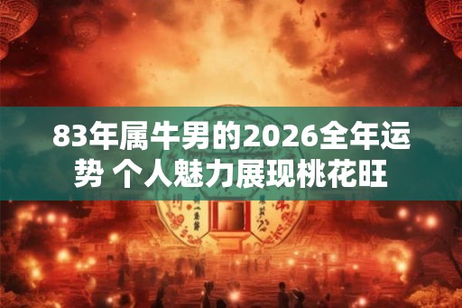 83年属牛男的2026全年运势 个人魅力展现桃花旺