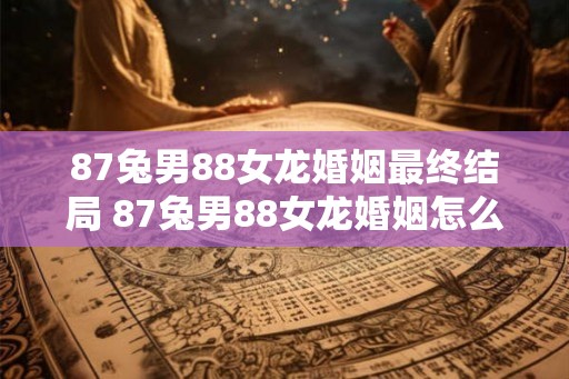 87兔男88女龙婚姻最终结局 87兔男88女龙婚姻怎么了