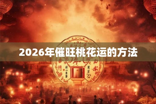 2026年催旺桃花运的方法