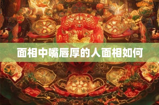 面相中嘴唇厚的人面相如何