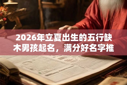 2026年立夏出生的五行缺木男孩起名,满分好名字推荐 2026年立夏出生的五行缺木男孩起名,满分好名字推荐