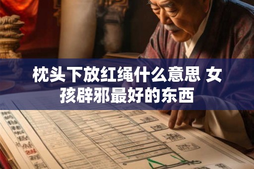 枕头下放红绳什么意思 女孩辟邪最好的东西 枕头下放红绳什么意思 女孩辟邪最好的东西
