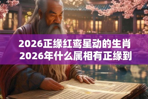 2026正缘红鸾星动的生肖 2026年什么属相有正缘到来