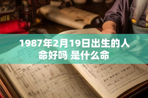 1987年2月19日出生的人命好吗 是什么命