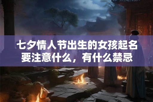 七夕情人节出生的女孩起名要注意什么，有什么禁忌