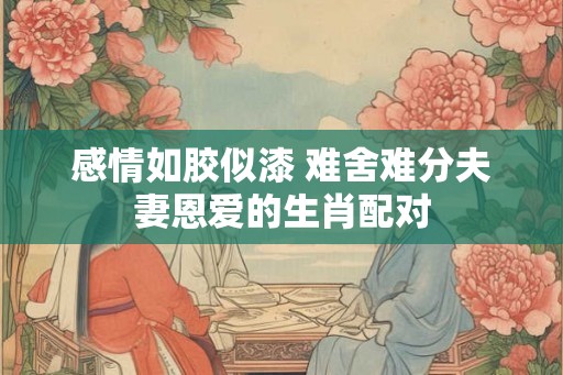 感情如胶似漆 难舍难分夫妻恩爱的生肖配对