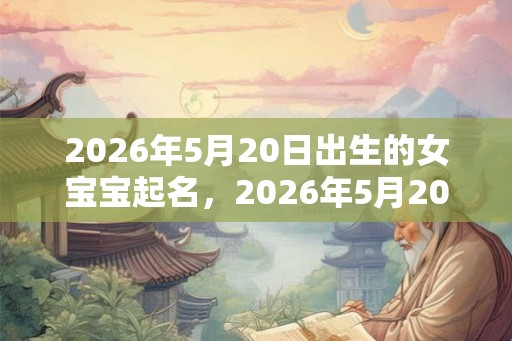 2026年5月20日出生的女宝宝起名，2026年5月20日出生好吗？