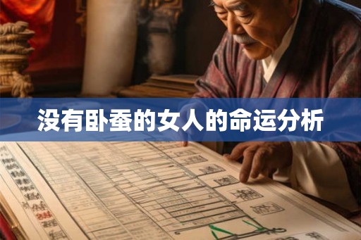 没有卧蚕的女人的命运分析 没有卧蚕的女人的命运分析