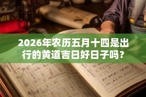 2026年农历五月十四是出行的黄道吉日好日子吗？