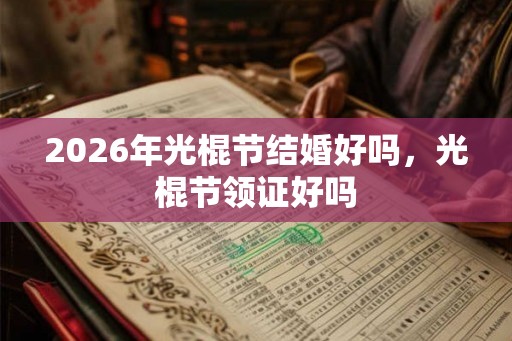 2026年光棍节结婚好吗，光棍节领证好吗